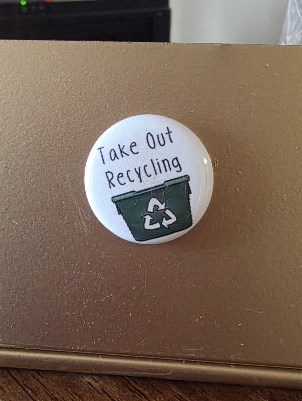 chores to do small magnet take out recycling